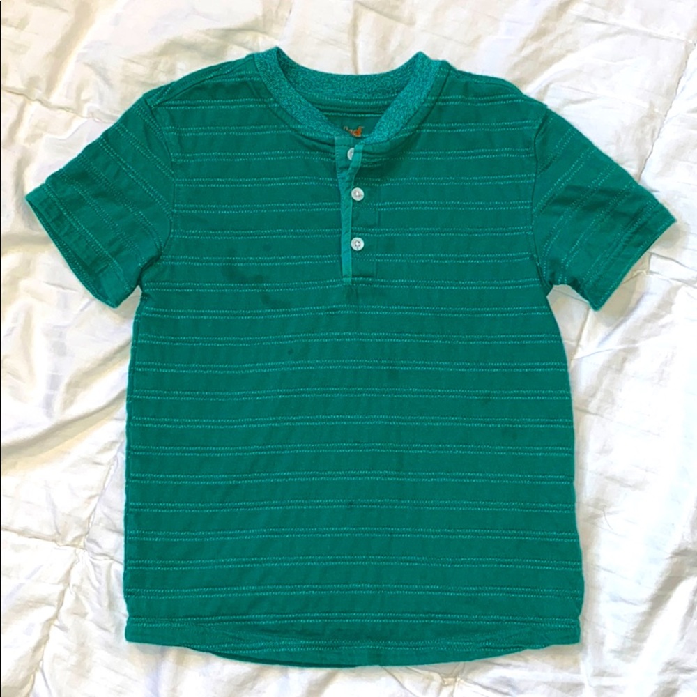 Teal Green Boys XS Tee